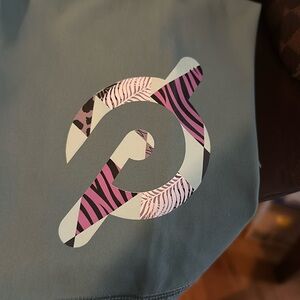 Lululemon size 12 Peloton logo leggings. Sea foam type green. Worn once.